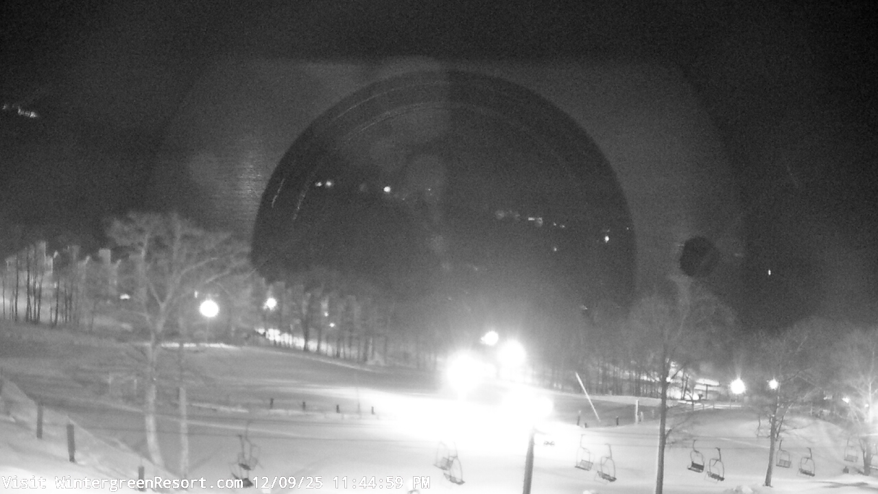 Thumbnail for current weather camera view from Wintergreen Mtn. at 3600 ft. elev. in Roseland, Virginia