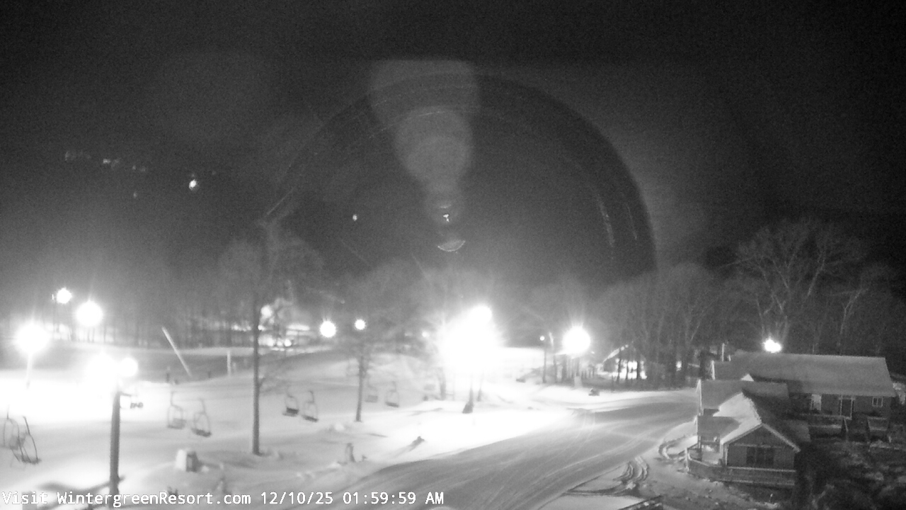 Thumbnail for current weather camera view from Wintergreen Mtn. at 3600 ft. elev. in Roseland, Virginia