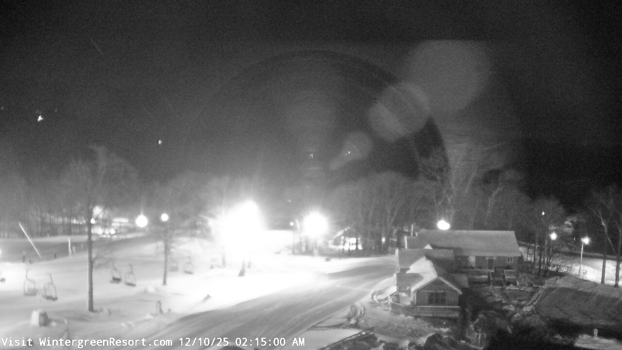 Thumbnail for current weather camera view from Wintergreen Mtn. at 3600 ft. elev. in Roseland, Virginia