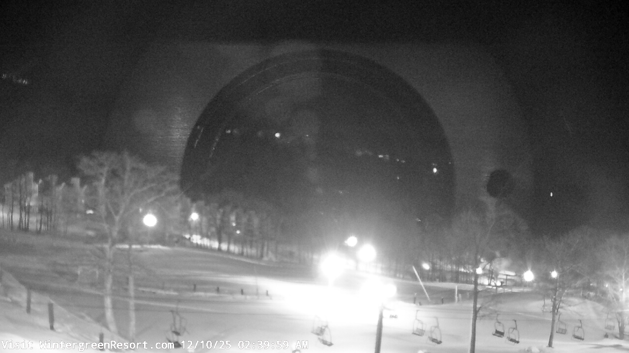 Thumbnail for current weather camera view from Wintergreen Mtn. at 3600 ft. elev. in Roseland, Virginia