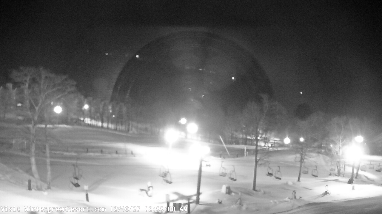 Thumbnail for current weather camera view from Wintergreen Mtn. at 3600 ft. elev. in Roseland, Virginia