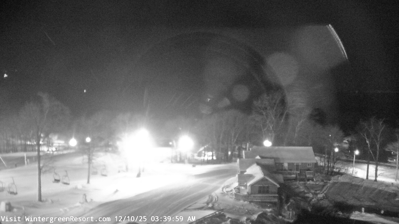 Thumbnail for current weather camera view from Wintergreen Mtn. at 3600 ft. elev. in Roseland, Virginia