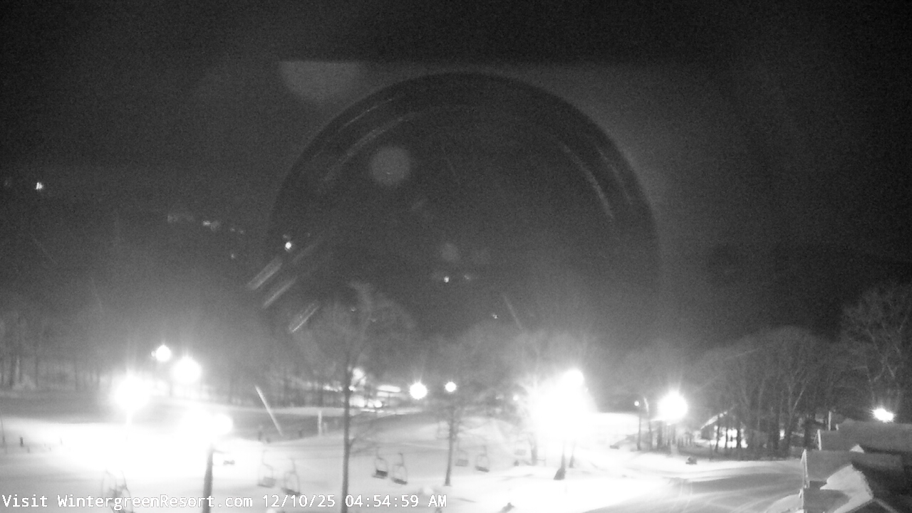 Thumbnail for current weather camera view from Wintergreen Mtn. at 3600 ft. elev. in Roseland, Virginia