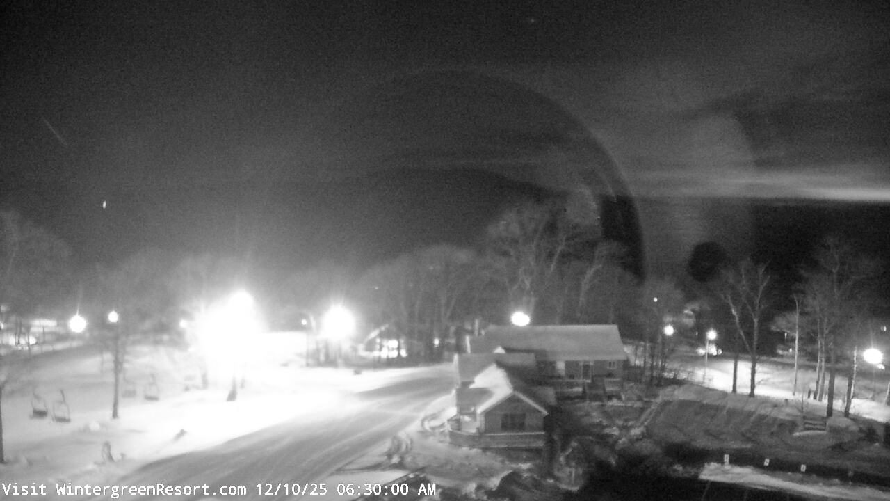 Thumbnail for current weather camera view from Wintergreen Mtn. at 3600 ft. elev. in Roseland, Virginia