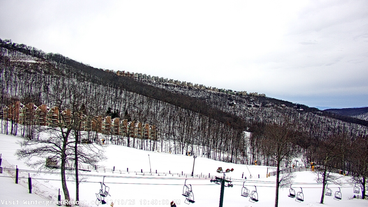 Thumbnail for current weather camera view from Wintergreen Mtn. at 3600 ft. elev. in Roseland, Virginia