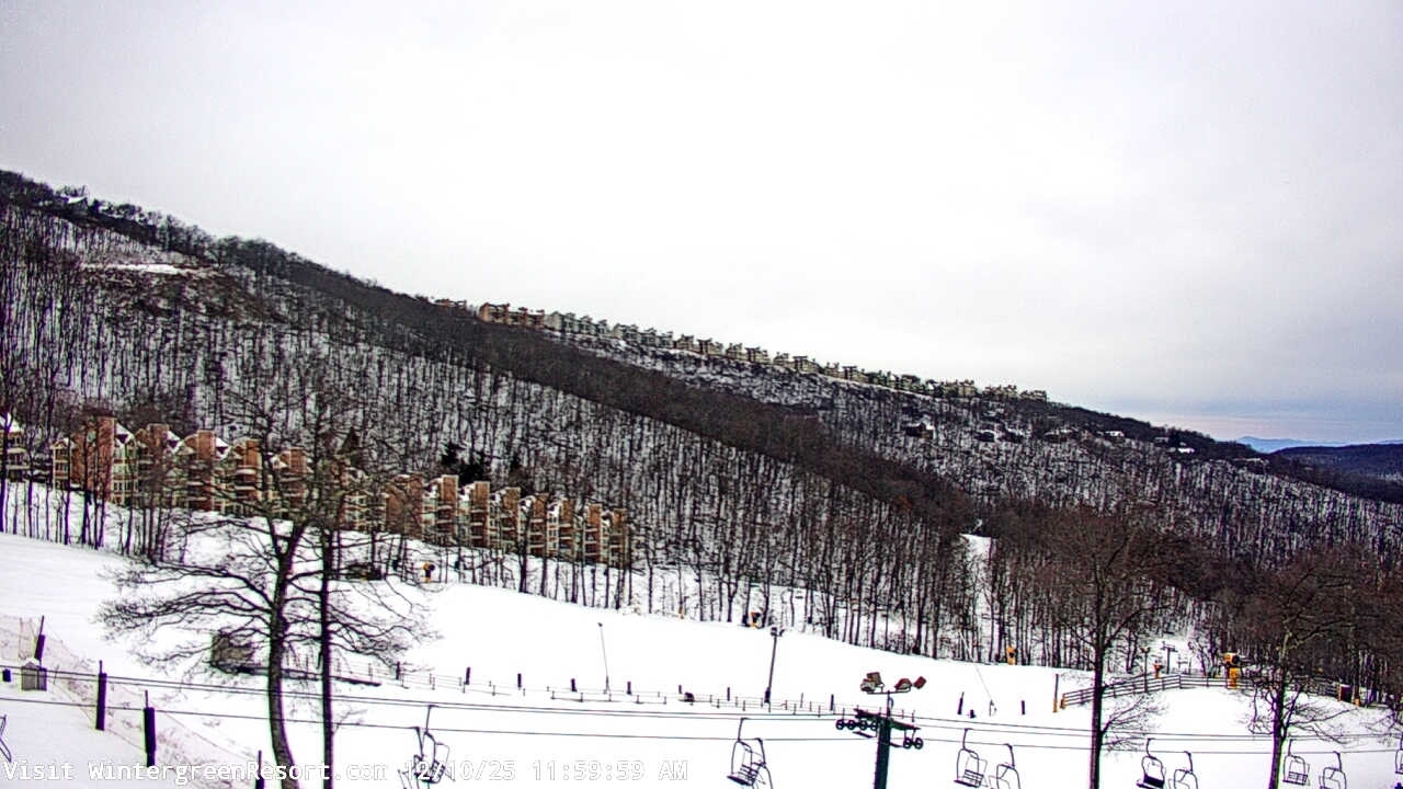 Thumbnail for current weather camera view from Wintergreen Mtn. at 3600 ft. elev. in Roseland, Virginia