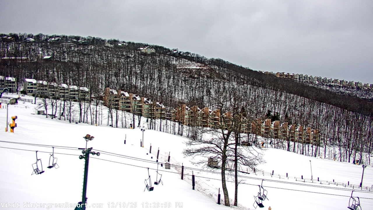 Thumbnail for current weather camera view from Wintergreen Mtn. at 3600 ft. elev. in Roseland, Virginia
