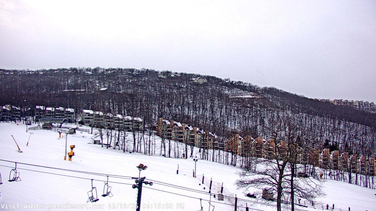 Thumbnail for current weather camera view from Wintergreen Mtn. at 3600 ft. elev. in Roseland, Virginia