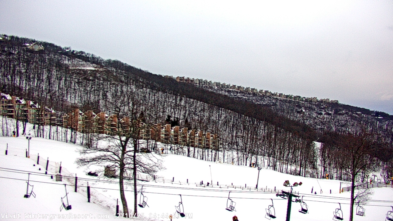 Thumbnail for current weather camera view from Wintergreen Mtn. at 3600 ft. elev. in Roseland, Virginia