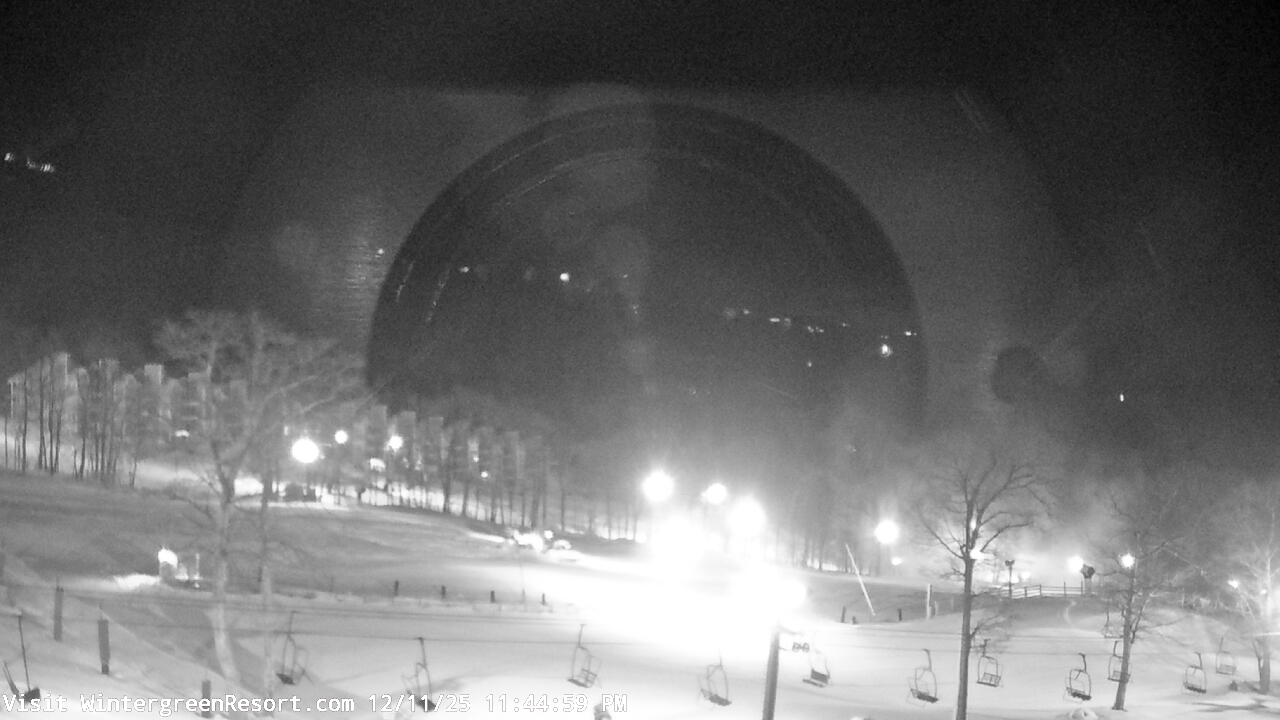 Thumbnail for current weather camera view from Wintergreen Mtn. at 3600 ft. elev. in Roseland, Virginia