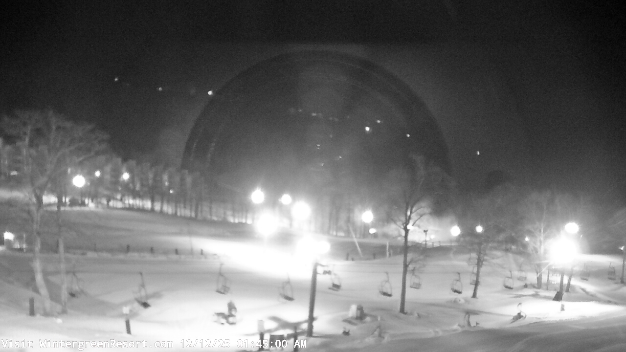 Thumbnail for current weather camera view from Wintergreen Mtn. at 3600 ft. elev. in Roseland, Virginia