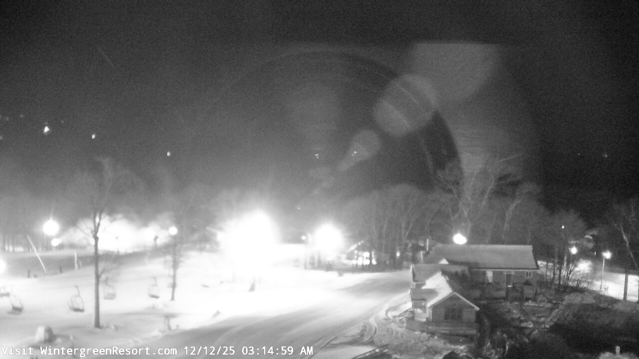 Thumbnail for current weather camera view from Wintergreen Mtn. at 3600 ft. elev. in Roseland, Virginia