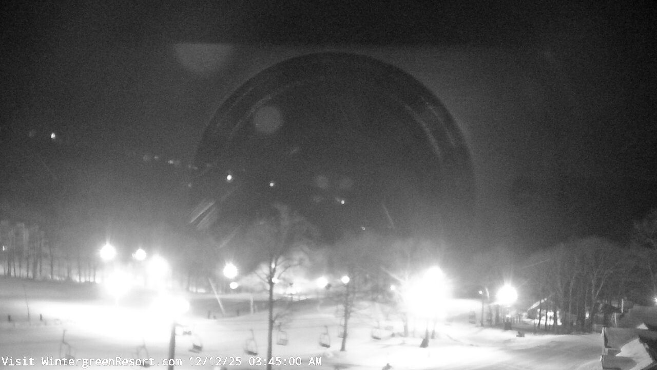 Thumbnail for current weather camera view from Wintergreen Mtn. at 3600 ft. elev. in Roseland, Virginia