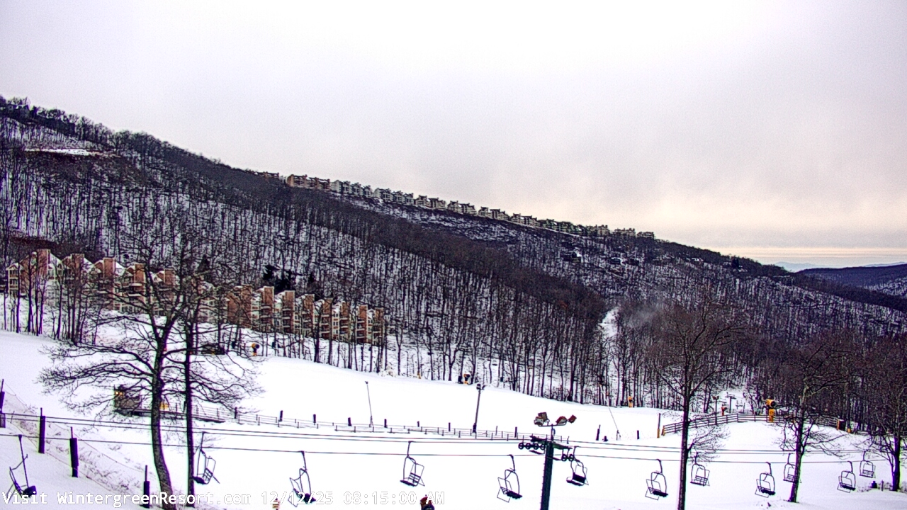 Thumbnail for current weather camera view from Wintergreen Mtn. at 3600 ft. elev. in Roseland, Virginia