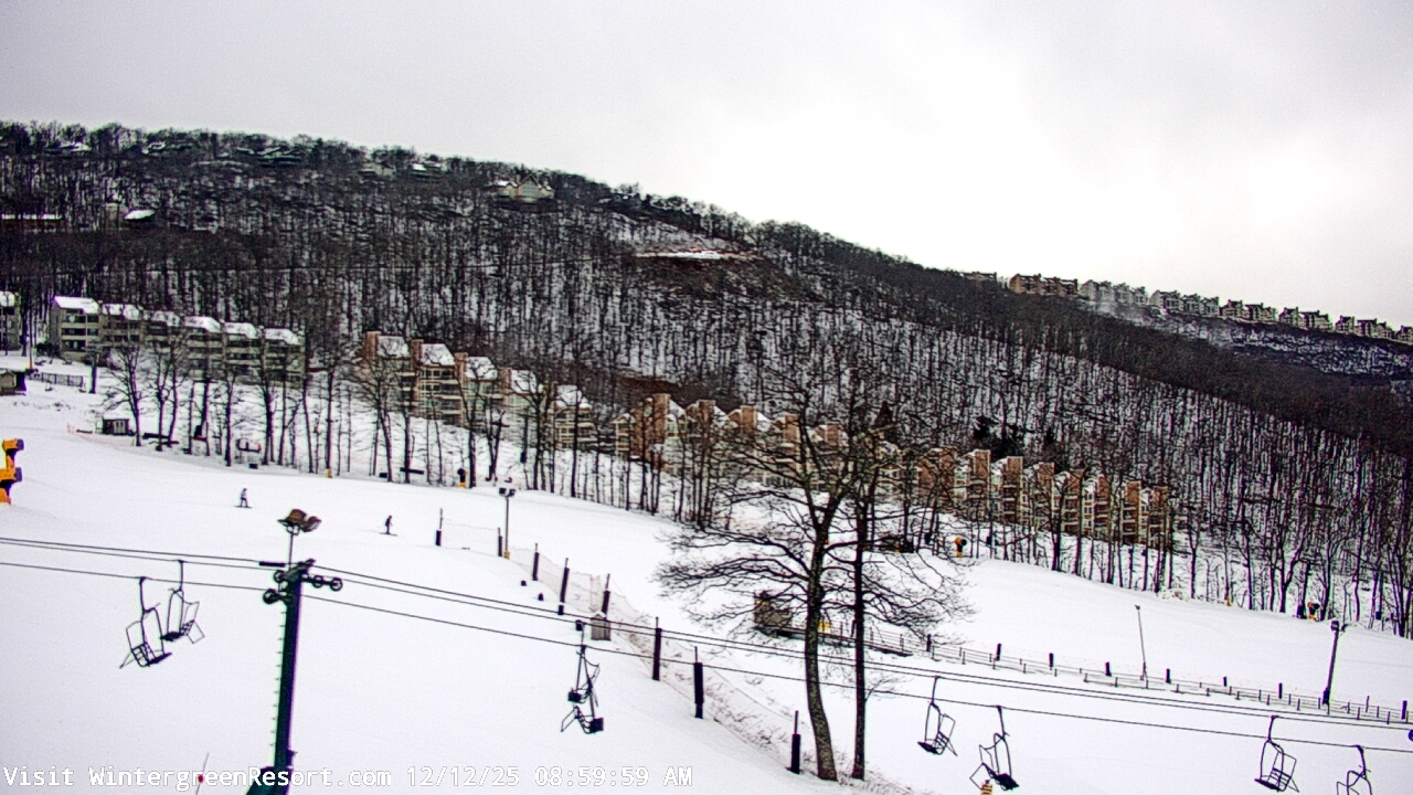 Thumbnail for current weather camera view from Wintergreen Mtn. at 3600 ft. elev. in Roseland, Virginia