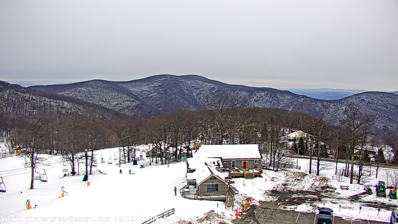 Thumbnail for current weather camera view from Wintergreen Mtn. at 3600 ft. elev. in Roseland, Virginia