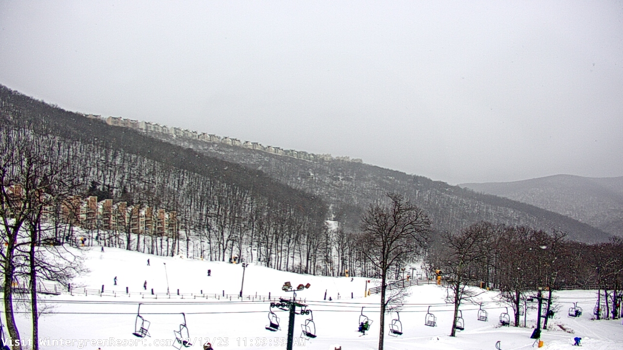 Thumbnail for current weather camera view from Wintergreen Mtn. at 3600 ft. elev. in Roseland, Virginia