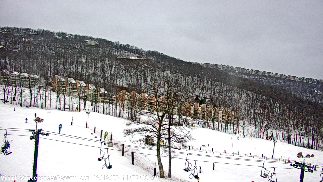 Thumbnail for current weather camera view from Wintergreen Mtn. at 3600 ft. elev. in Roseland, Virginia