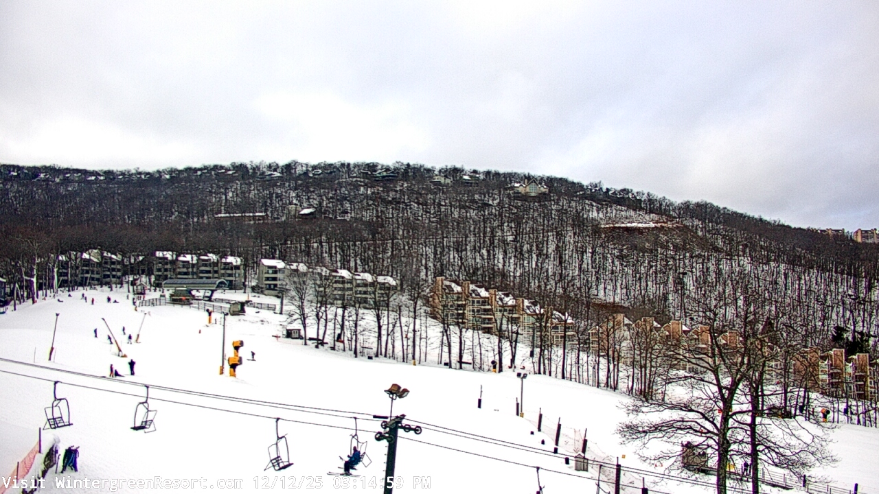 Thumbnail for current weather camera view from Wintergreen Mtn. at 3600 ft. elev. in Roseland, Virginia