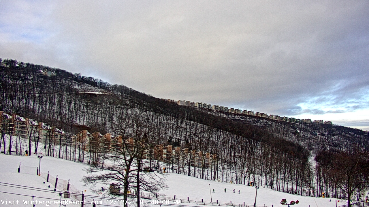 Thumbnail for current weather camera view from Wintergreen Mtn. at 3600 ft. elev. in Roseland, Virginia