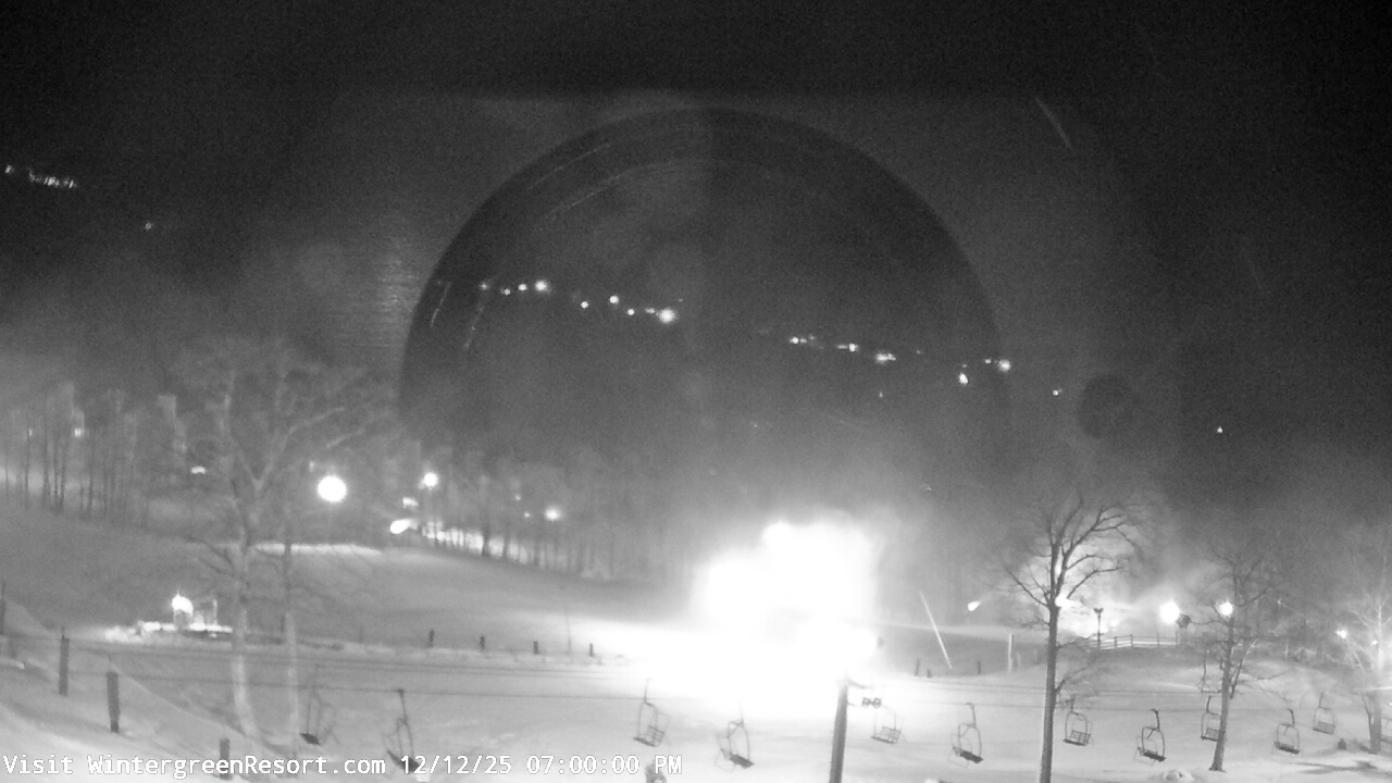 Thumbnail for current weather camera view from Wintergreen Mtn. at 3600 ft. elev. in Roseland, Virginia