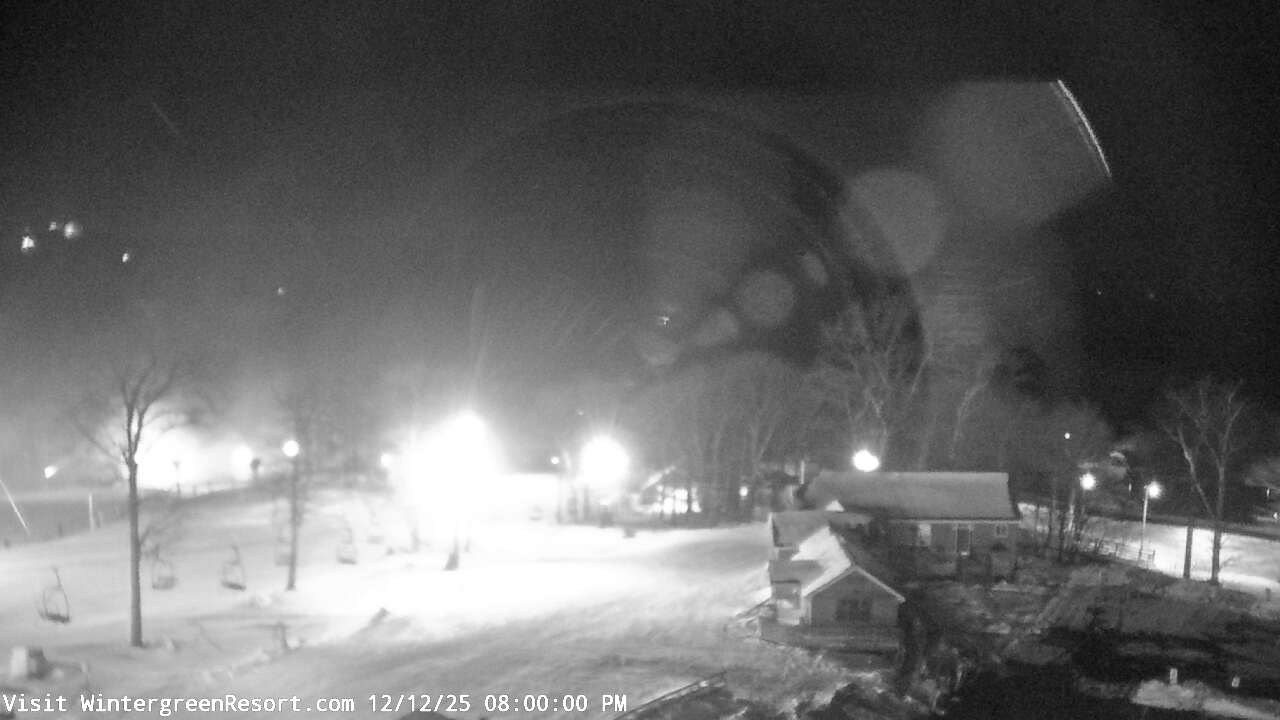 Thumbnail for current weather camera view from Wintergreen Mtn. at 3600 ft. elev. in Roseland, Virginia