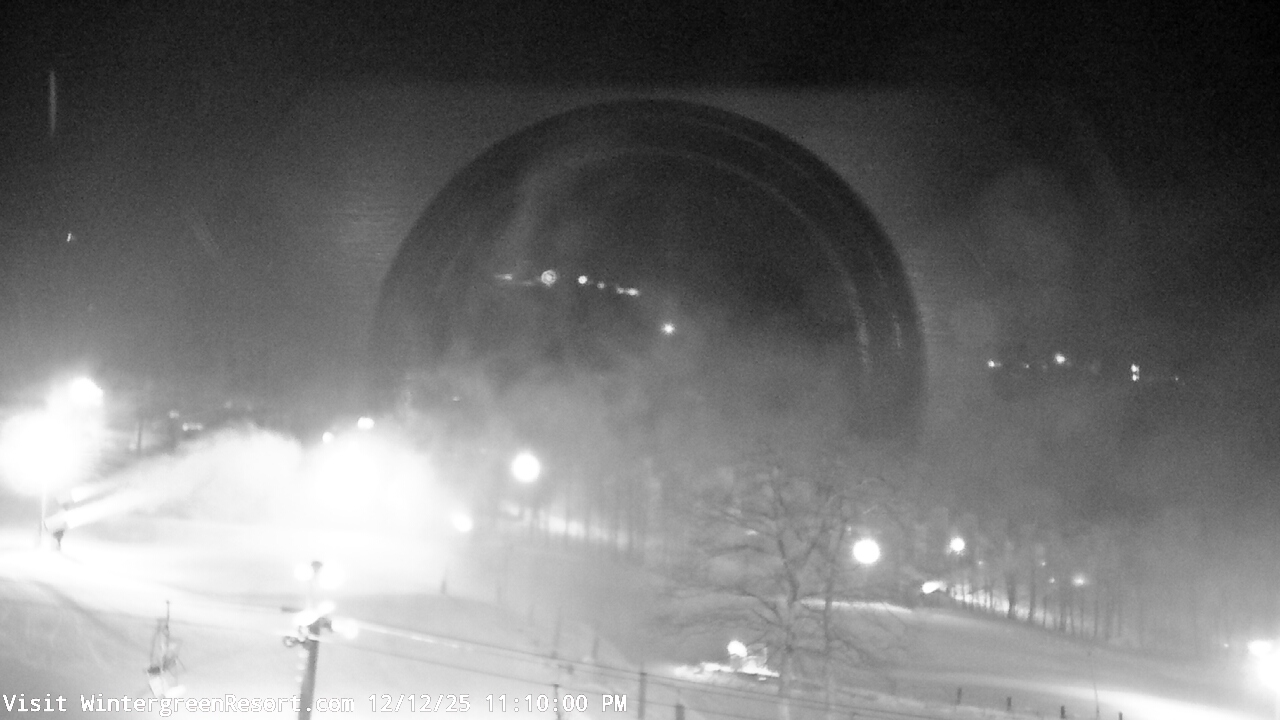 Thumbnail for current weather camera view from Wintergreen Mtn. at 3600 ft. elev. in Roseland, Virginia