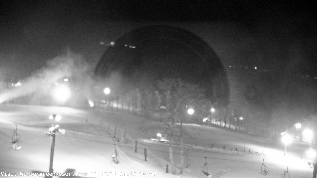 Thumbnail for current weather camera view from Wintergreen Mtn. at 3600 ft. elev. in Roseland, Virginia