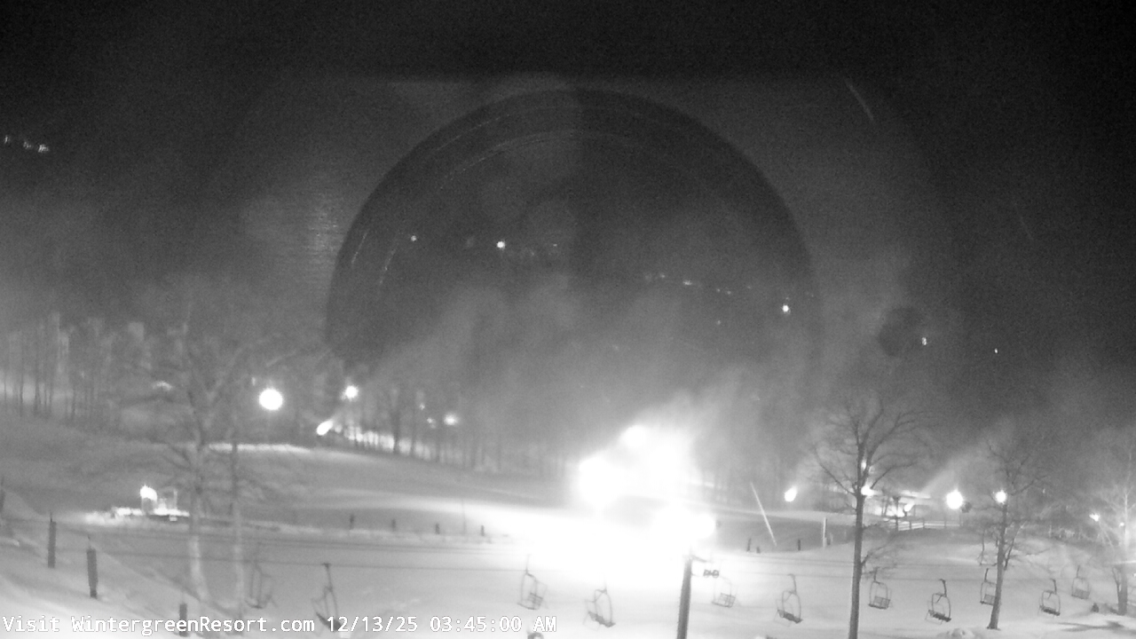 Thumbnail for current weather camera view from Wintergreen Mtn. at 3600 ft. elev. in Roseland, Virginia