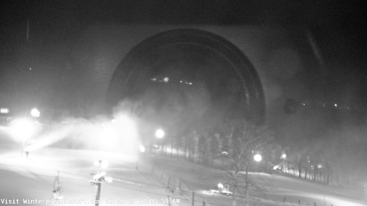 Thumbnail for current weather camera view from Wintergreen Mtn. at 3600 ft. elev. in Roseland, Virginia