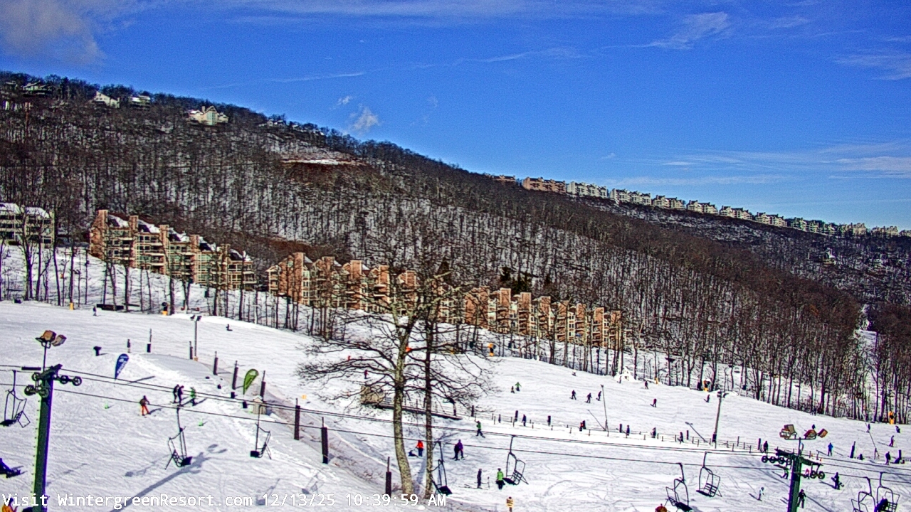 Thumbnail for current weather camera view from Wintergreen Mtn. at 3600 ft. elev. in Roseland, Virginia
