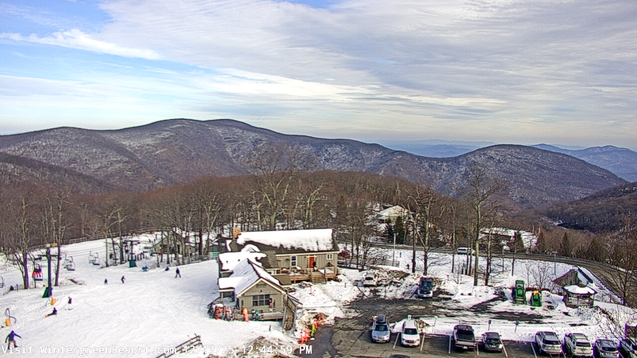 Thumbnail for current weather camera view from Wintergreen Mtn. at 3600 ft. elev. in Roseland, Virginia