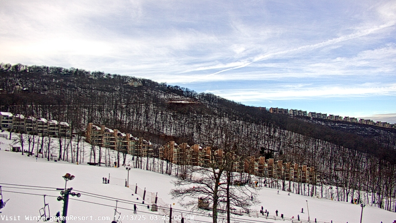 Thumbnail for current weather camera view from Wintergreen Mtn. at 3600 ft. elev. in Roseland, Virginia