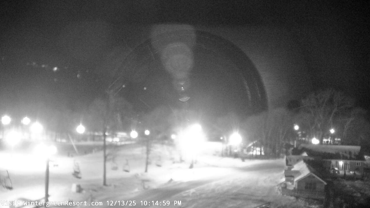 Thumbnail for current weather camera view from Wintergreen Mtn. at 3600 ft. elev. in Roseland, Virginia