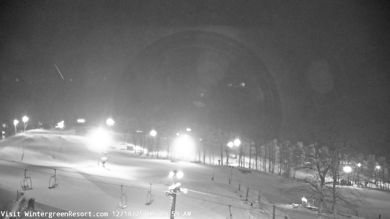 Thumbnail for current weather camera view from Wintergreen Mtn. at 3600 ft. elev. in Roseland, Virginia