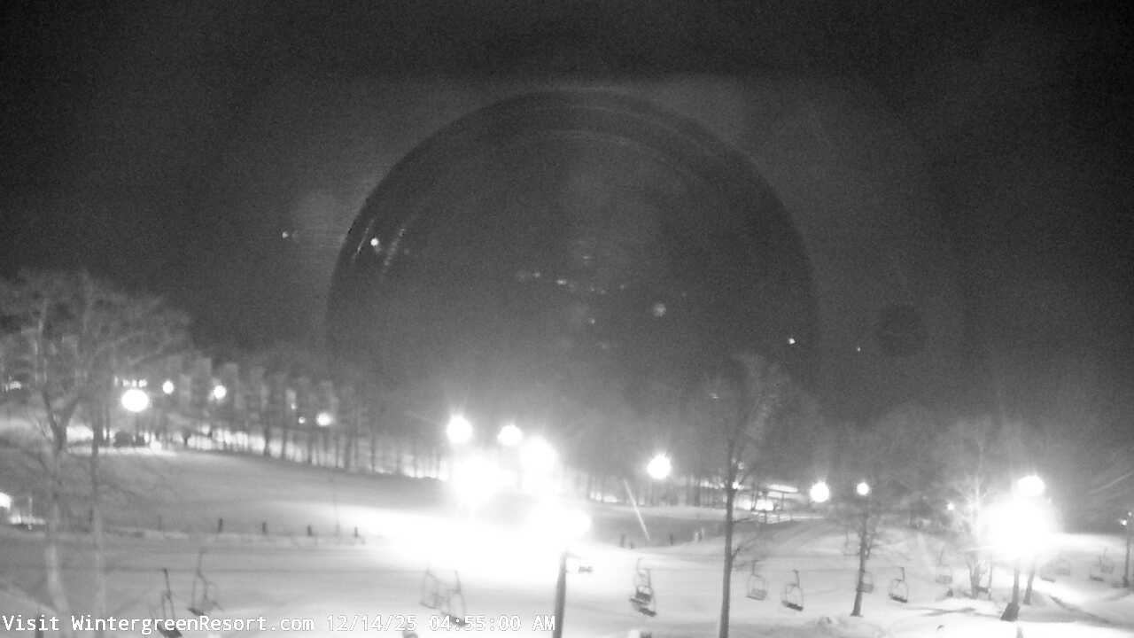 Thumbnail for current weather camera view from Wintergreen Mtn. at 3600 ft. elev. in Roseland, Virginia