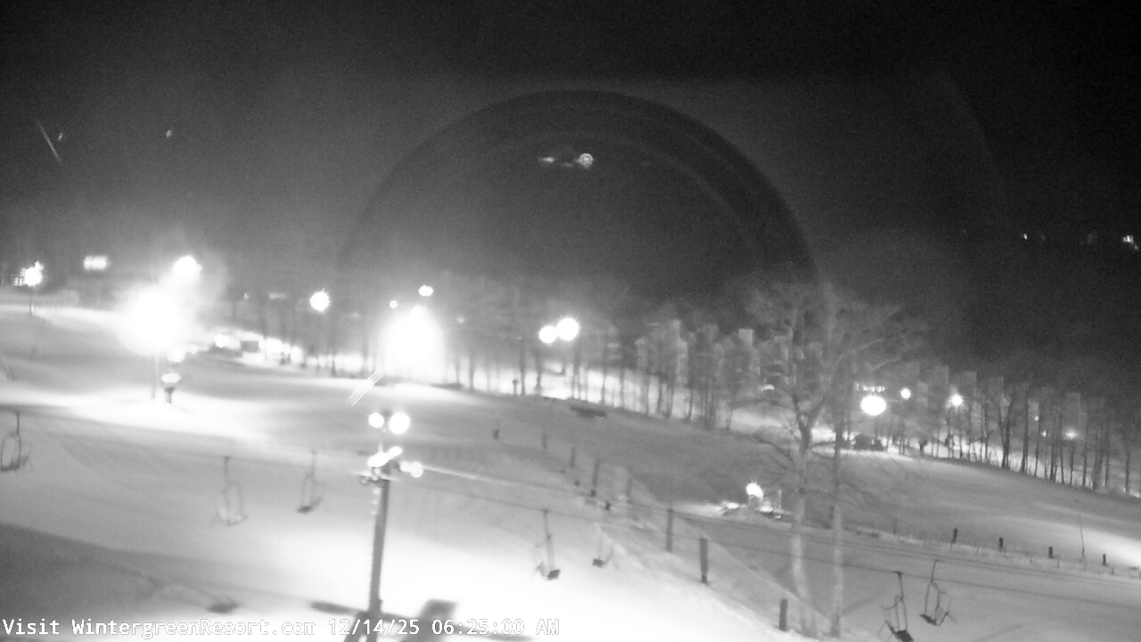 Thumbnail for current weather camera view from Wintergreen Mtn. at 3600 ft. elev. in Roseland, Virginia