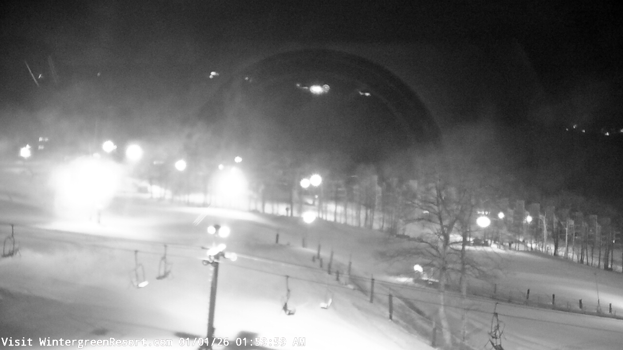 Thumbnail for current weather camera view from Wintergreen Mtn. at 3600 ft. elev. in Roseland, Virginia