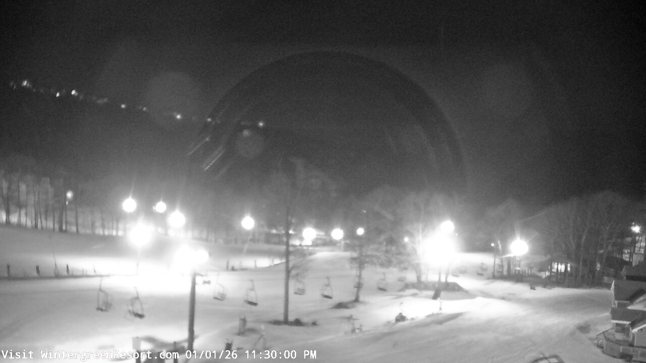 Thumbnail for current weather camera view from Wintergreen Mtn. at 3600 ft. elev. in Roseland, Virginia