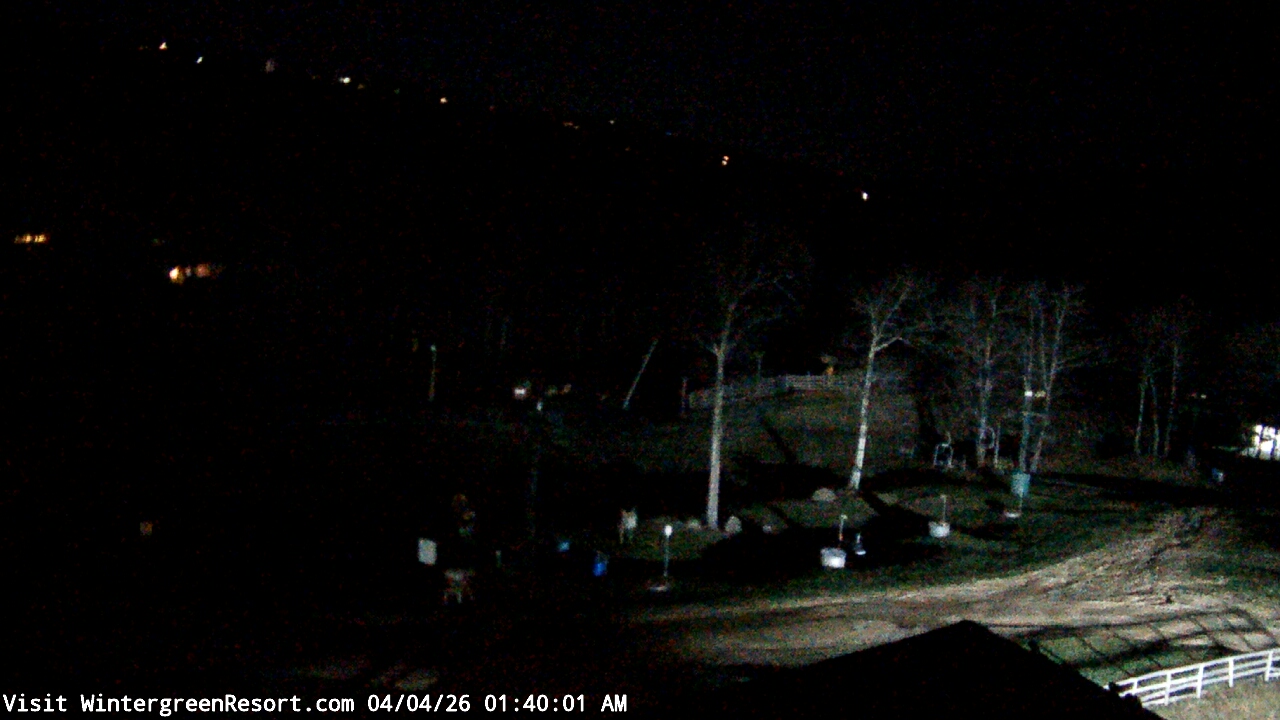 Thumbnail for current weather camera view from Wintergreen Mtn. at 3600 ft. elev. in Roseland, Virginia