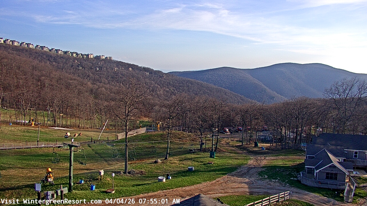 Thumbnail for current weather camera view from Wintergreen Mtn. at 3600 ft. elev. in Roseland, Virginia