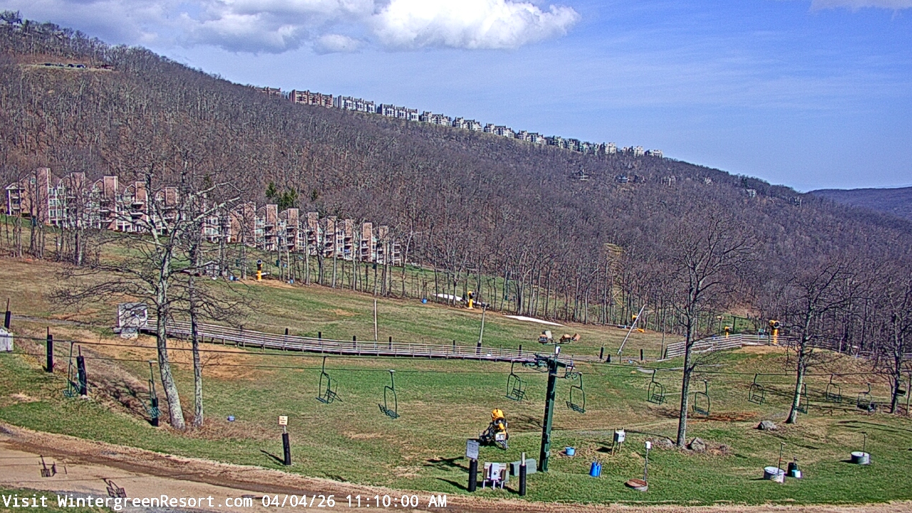 Thumbnail for current weather camera view from Wintergreen Mtn. at 3600 ft. elev. in Roseland, Virginia