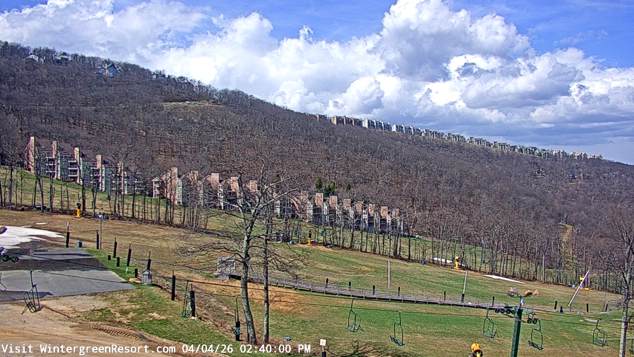 Thumbnail for current weather camera view from Wintergreen Mtn. at 3600 ft. elev. in Roseland, Virginia
