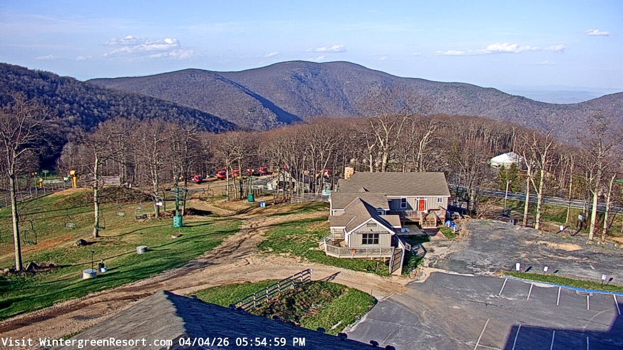 Thumbnail for current weather camera view from Wintergreen Mtn. at 3600 ft. elev. in Roseland, Virginia