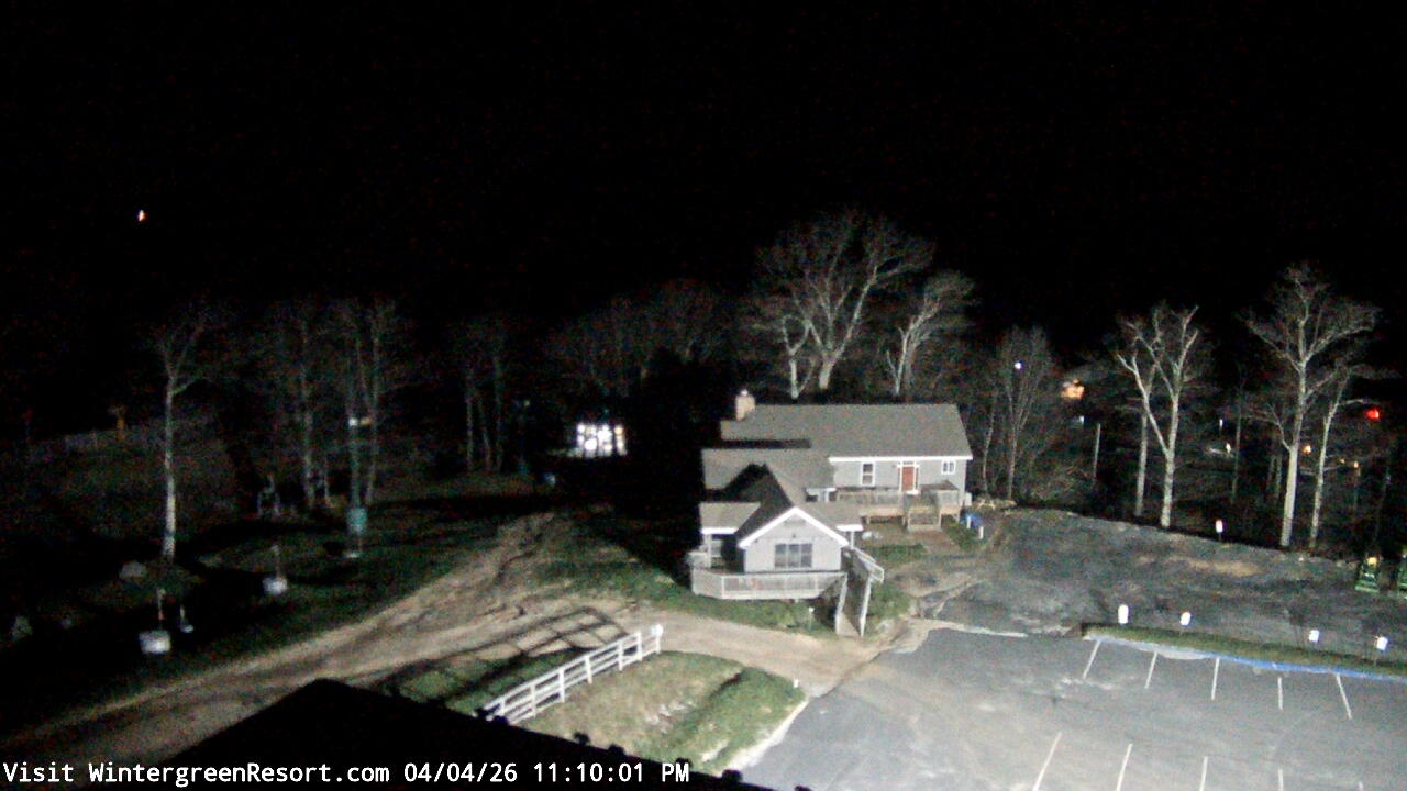 Thumbnail for current weather camera view from Wintergreen Mtn. at 3600 ft. elev. in Roseland, Virginia