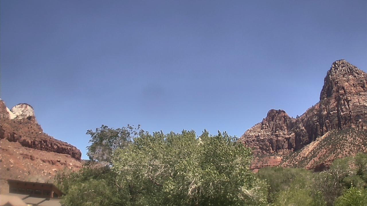 Thumbnail for current weather camera view from Zion Canyon Village in Springdale, Utah