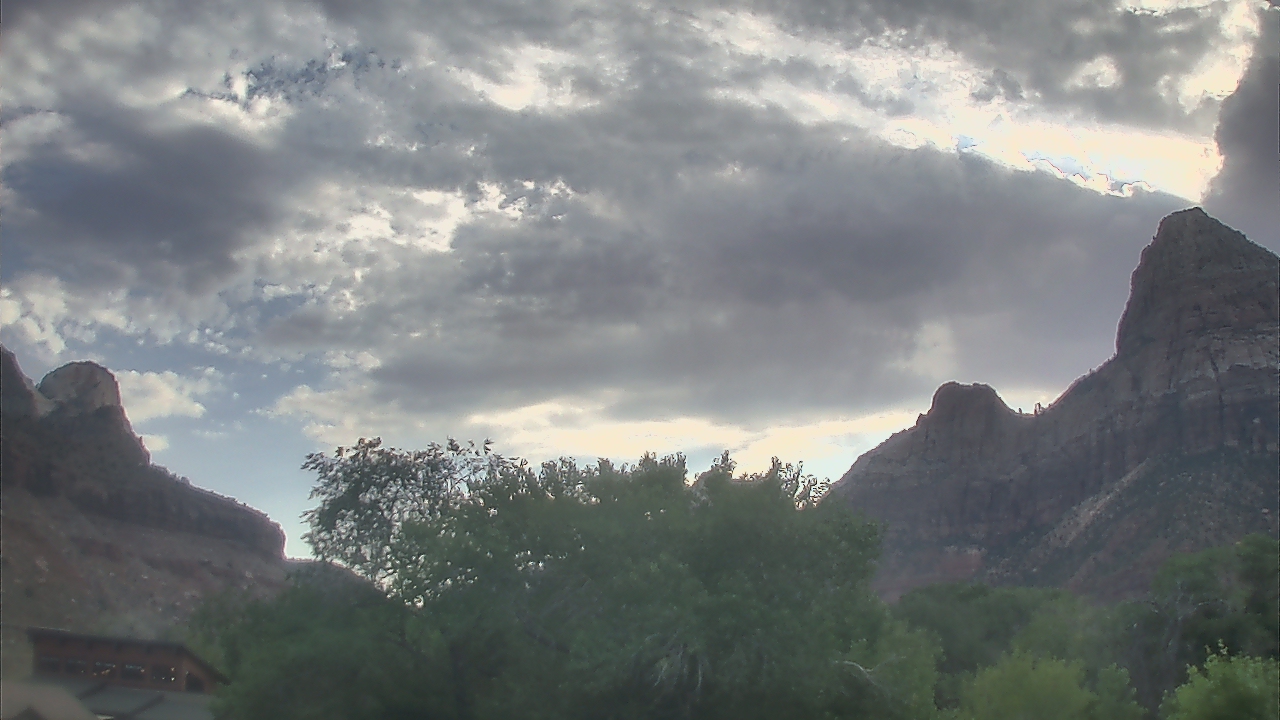 Thumbnail for current weather camera view from Zion Canyon Village in Springdale, Utah