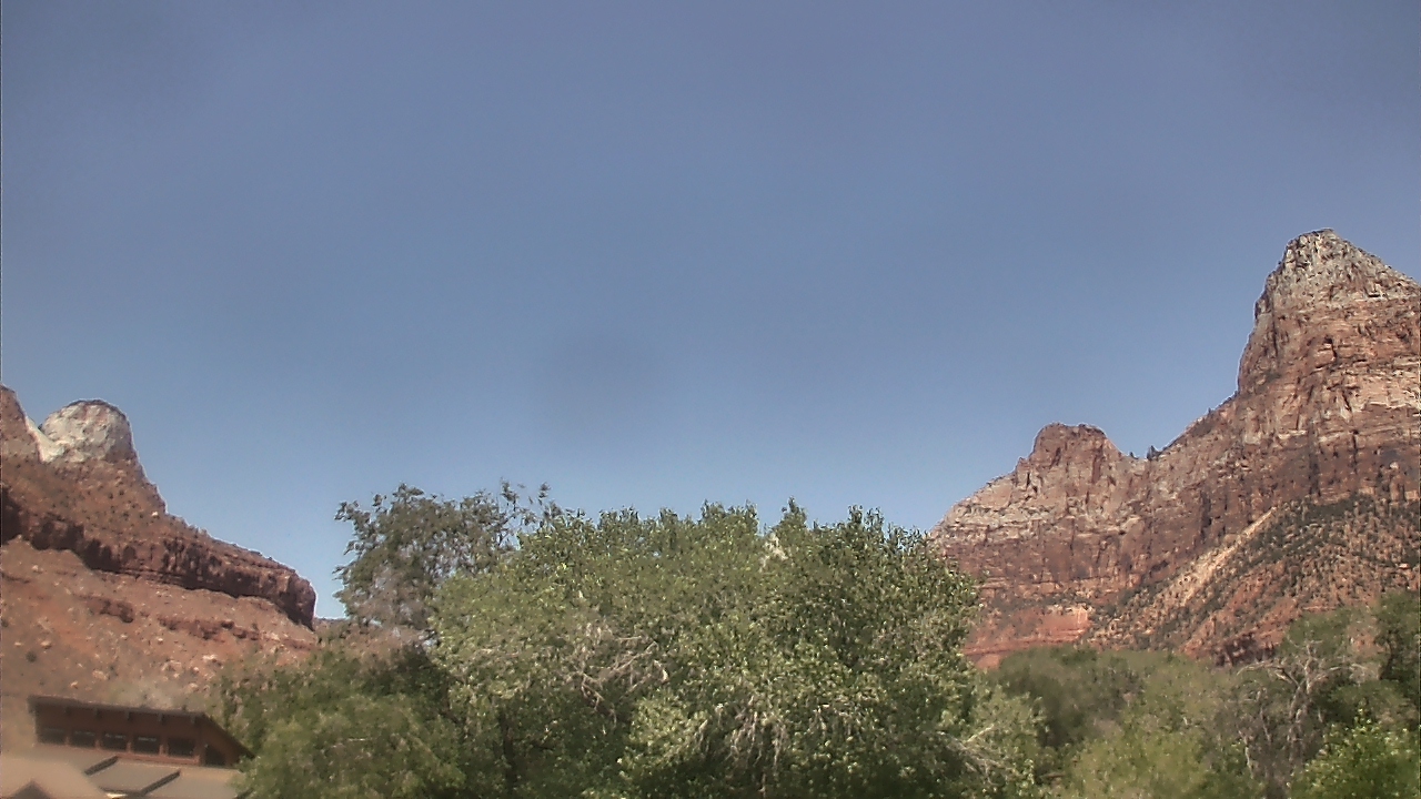 Thumbnail for current weather camera view from Zion Canyon Village in Springdale, Utah