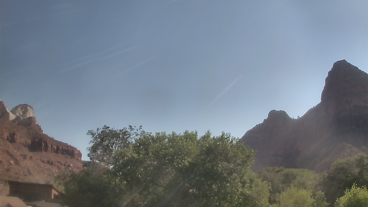 Thumbnail for current weather camera view from Zion Canyon Village in Springdale, Utah