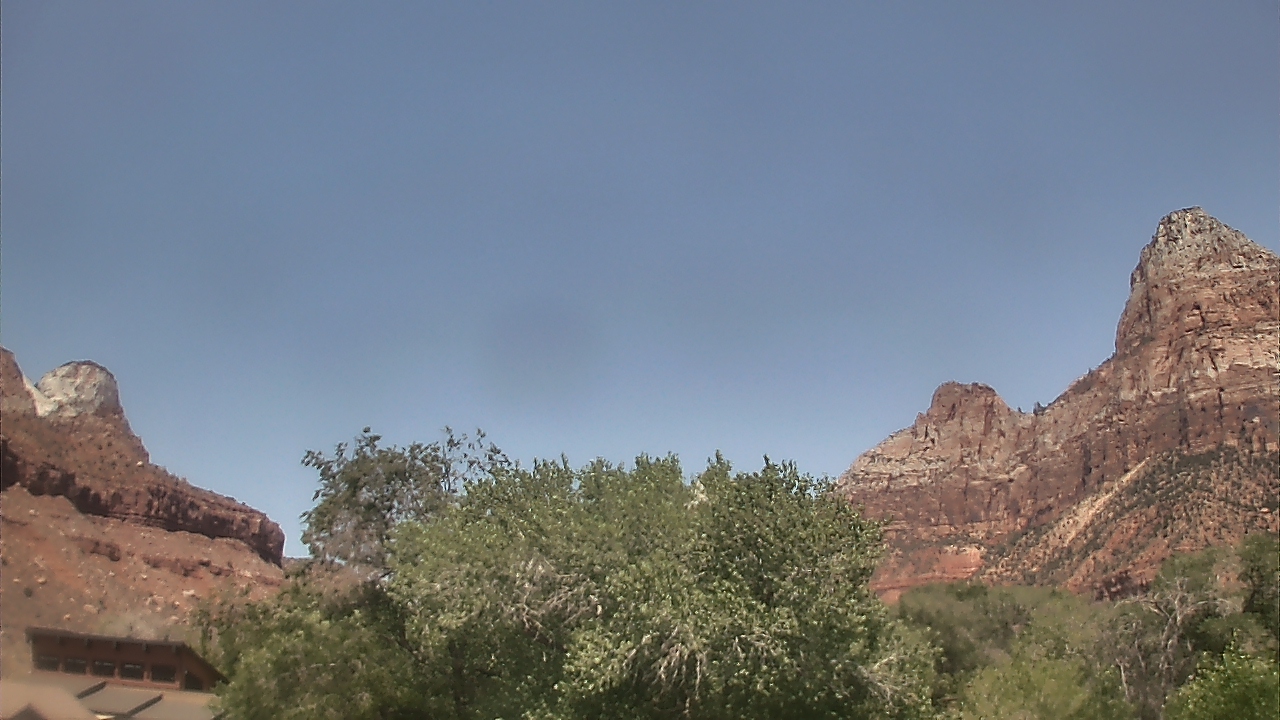 Thumbnail for current weather camera view from Zion Canyon Village in Springdale, Utah